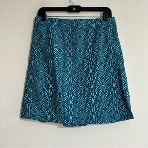 RipSkirt Length 2 Wrap Skirt Size Small Playa Ocean Geometric Print Tear Away